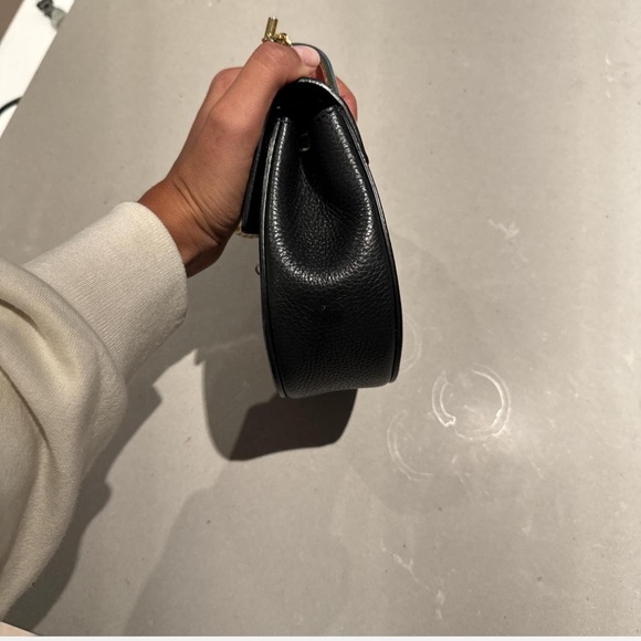 Chloe Drew Black Leather Pebble Crossbody bag - Picture 3 of 8